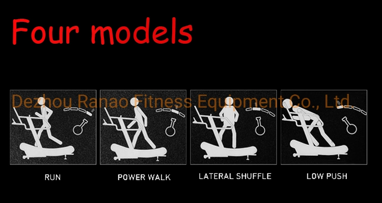 Wholseale Gym and Home Gym Four Training Models Fitness Sports Equipment Exercise Unpowered /Manual /Curved Treadmill with ISO9001 Certification